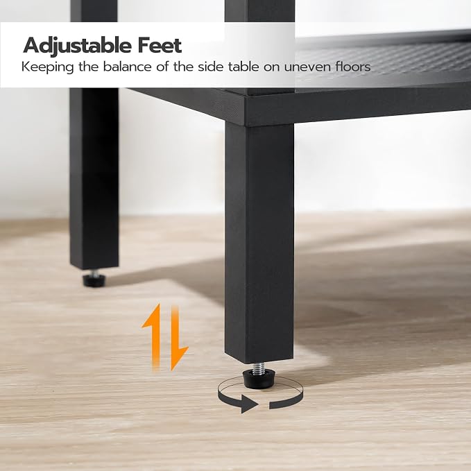 HOOBRO End Tables Set of 2, Small Side Tables - Image 6