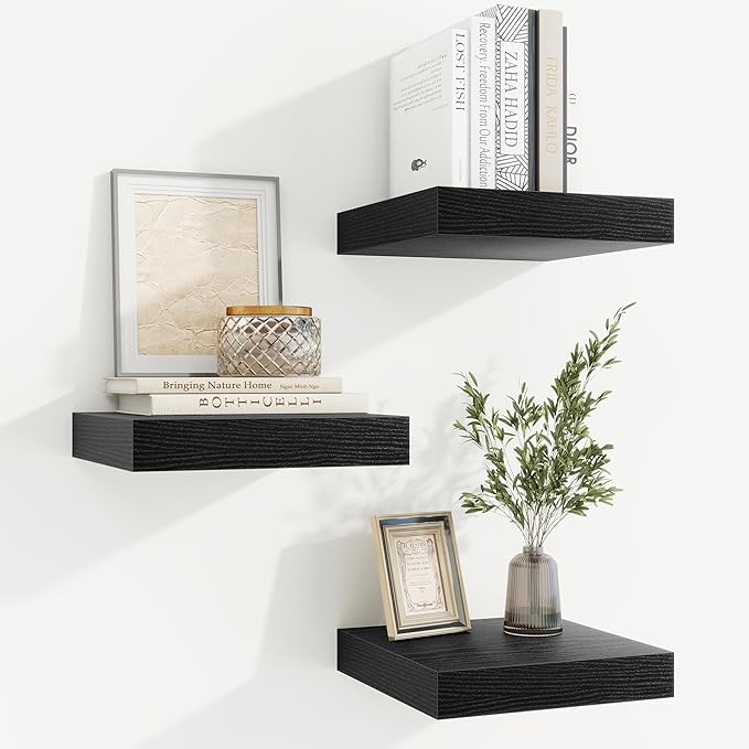 fuqing Floating Shelves for Wall, Wall Mounted Wood Floating Shelf by Fuqing