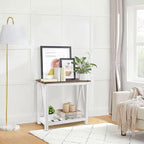 Narrow End Table Rectangular Side Tables - Image 2