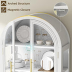 Vlsrka 71" Arched RGB Curio Cabinet - Image 6