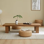 Japanese-Style Tea Table, Tatami Coffee Table, Floor-Standing Shrine Base - Image 5