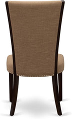 East West Furniture VEP3T47 Verona Modern Parson Chairs - Image 7