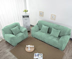vctops 1-Piece Velvet Plush Stretch Chair Sofa Slipcover Soft Fuzzy Fluffy - Image 4