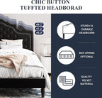 Allewie Queen Velvet Bed Frame - Image 6