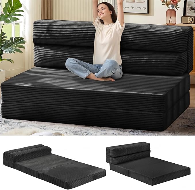 JUIKURY Folding Sofa Bed, Convertible Sleeper Chair by Unknown