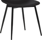 Armen Living Monte Mid Century Modern Dining Accent Chair - Image 11