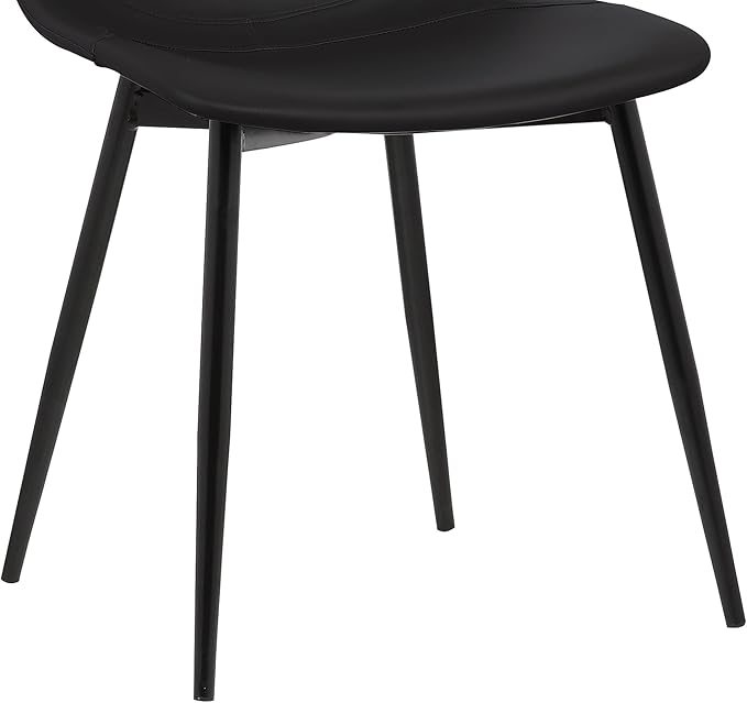 Armen Living Monte Mid Century Modern Dining Accent Chair - Image 11