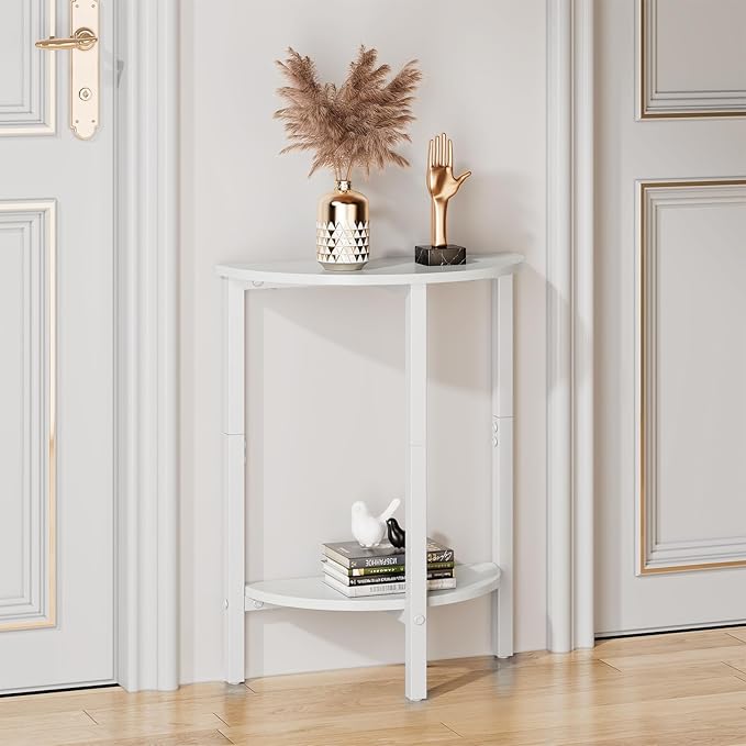 Vagusicc Side Table, Small Round End Table, Circle Table Small Round Coffee - Image 2