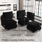 Belffin Modular Sectional Sofa Bed - Image 4