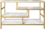 AT-VALY Console Table 4-Tier Storage Shelves Entryway Table Hallway Tables - Image 7