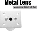 Set of 4 Furniture Legs 2.36 Inch, Adjustable Aluminum Alloy Cabinet Legs - Image 5