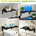 Wooden Folding Shelf Wall Mounted - Image 5