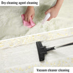 PAGISOFE White Fluffy Shag Washable Area Rugs - Image 9