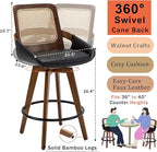 Set of 3 Counter Height Bar Stools - Image 2