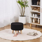 Wimarsbon Storage Ottoman, Modern Round Footrest - Image 6