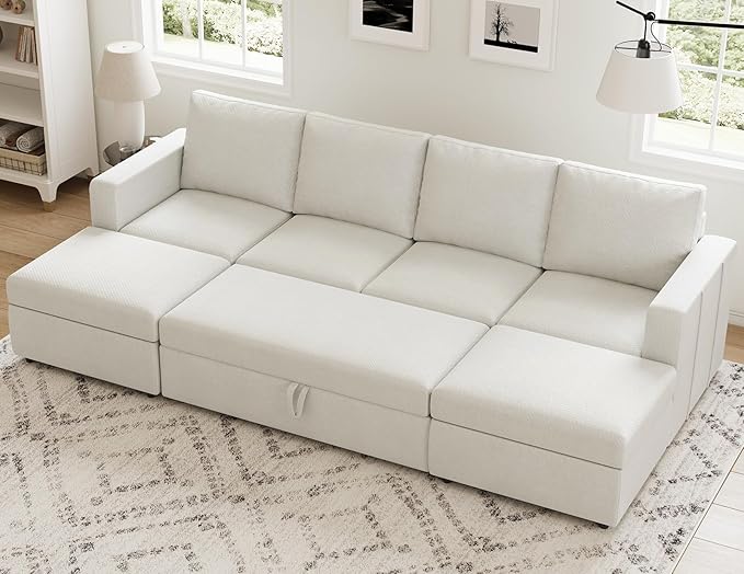 Belffin Modular Sectional Sleeper Sofa Bed by Belffin