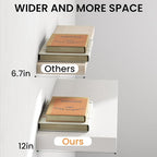 White Floating Shelves 48Inch Long, 12 Inch Deep Floating Shelves - Image 6