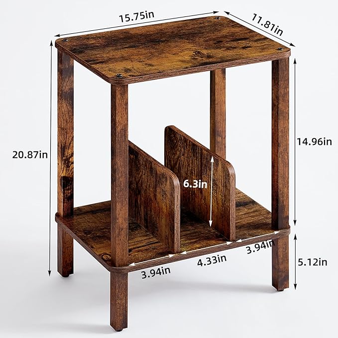 LELELINKY 2-Tier Record Player Stand - Image 3