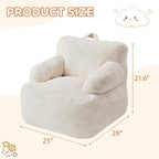 Bean Bag Chairs for Kids with Armrests, Comfy Kids Bean Bag Chair, Stuffed - Image 2