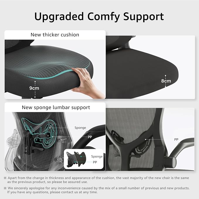 Hbada Office Chair Ergonomic Desk Chair, Office Chairs - Image 9