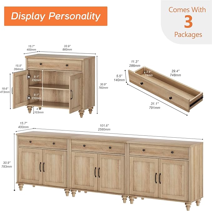 WAMPAT TV Stand for 100 inch TV - Image 4