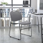 Flash Furniture 5 Pack HERCULES Series 880 lb. Capacity Gray Ultra-Compact - Image 2