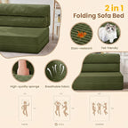 JUIKURY Folding Sofa Bed, Convertible Sleeper Chair - Image 7