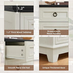 Joaxswe Farmhouse 6 Drawer Dresser - Image 7