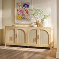 Walker Edison Sasha 4-Door Reeded Sideboard Buffet by WalkerEdison