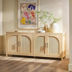 Walker Edison Sasha 4-Door Reeded Sideboard Buffet by WalkerEdison