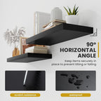 Acovy 36 Inch Floating Shelves, 9.3" Deep Floating Shelf Wall Mounted, Rustic - Image 7