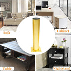 Set of 4 Aluminum Alloy Furniture Legs 3 Inch Height, 1.5 Inch Diameter - Image 5