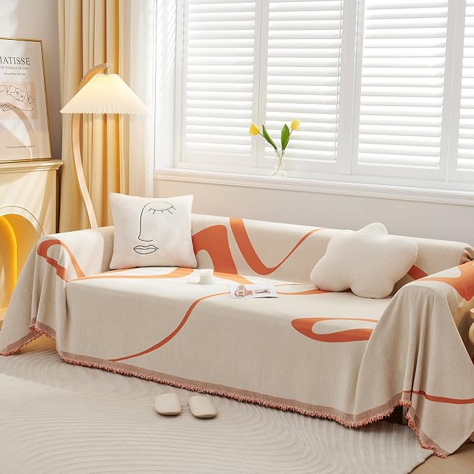 VClife Couch Cover for Sofa Washable Plush Sofa Cover Slipcover - Image 8