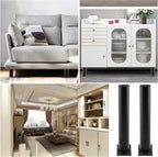 Set of 4 Furniture Legs 10 Inch, Adjustable Aluminum Alloy Cabinet Legs - Image 7