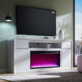 Modern Fireplace TV Stand with 36" LED Electric Fireplace by AITJUNZ