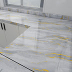 White Gold Marble Contact Paper - Image 6
