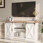 4 EVER WINNER TV Stand for 65 Inch TV for Living Room, Modern Farmhouse Barn - Image 4