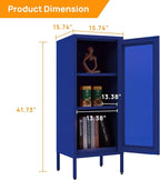 Slim Metal Storage Cabinet - Image 3