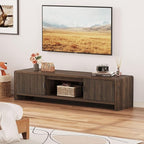FATORRI TV Stand for 75/65/55 Inch TVs, Mid Century Modern Entertainment Center - Image 2