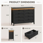 GarveeLife 8 Drawer Chest Dresser - Image 2