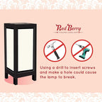 RED BERRY THAILAND LANNA LAMP Japanese Sakura/Cherry Blossom LAMP - Image 10