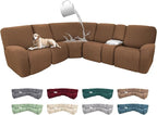 100% Waterproof Sectional Recliner Couch Covers by ROFASVCO
