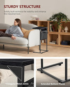 Vantic C Shaped End Table, Small Side Table - Image 7