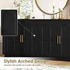 67'' Modern TV Stand for TVs up to 75'', Modern Long Media Console - Image 6