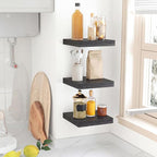 Fixwal Floating Shelves for Wall, 8 Inch Small Black Shelves Wall Mounted Shelf - Image 7