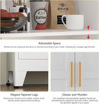 YAUWOH 71''Tall Kitchen Pantry Cabinet - Image 4