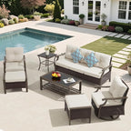 7 Pieces Outdoor Conversation Sets - Image 6