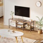 Amazer Bamboo TV Stand for 60 65 Inch TV, Entertainment Center - Image 6