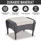 Belord 6 Pieces Wicker Patio Conversation Sets - Image 7