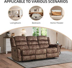 EBELLO Reclining Sofa for Living Room, Extra Wide Modern Overstuffed 3 Seat - Image 6
